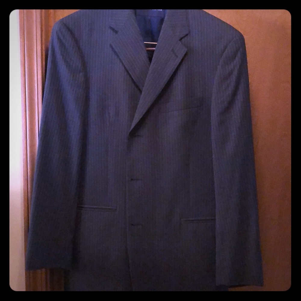 Tommy Hilfiger Blue Pin Stripe Suit